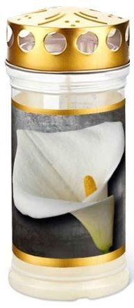 Aterna Memoriam mit Motiv "Calla"
